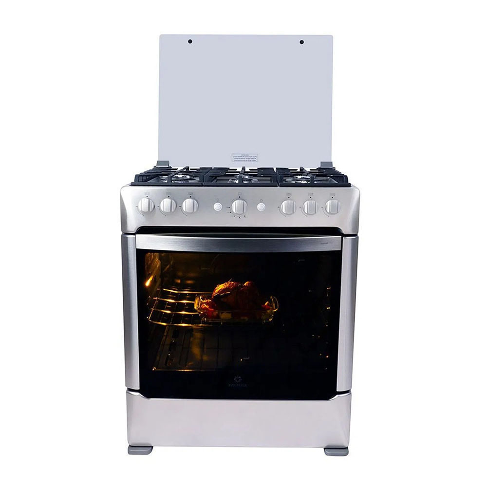 Cocina Indurama parma 6 quemadores cromo - Imagen 3