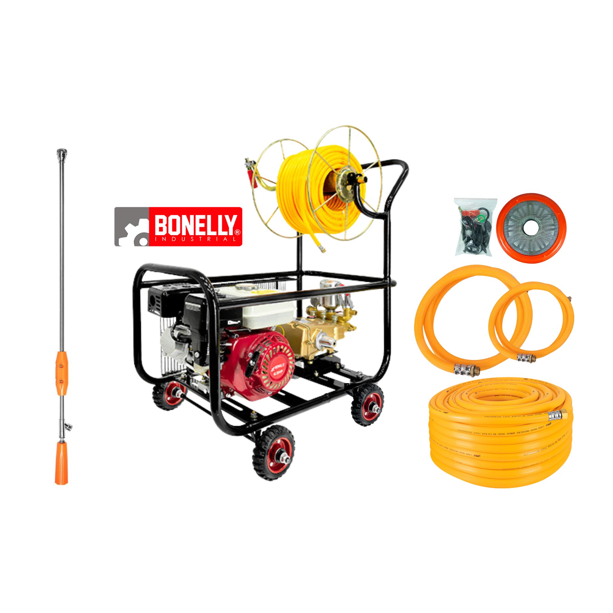 Fumigadora estacionaria a gasolina BONELLY de 7.0HP + Accesorios