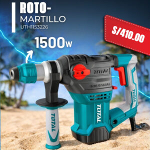 Rotomartillo SDS+32mm 1500w 850rpm 4400bpm 5.5j