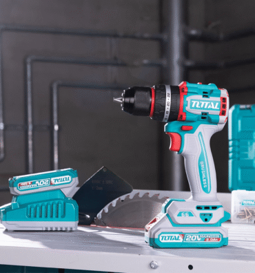 Taladro atornillador/percutor 13mm marca total 20v 66Nn 2bat x 2ah Brushless