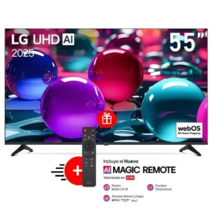 Televisor 55" LG UHD 4K THINQ AI 55Ua7300psb control magic